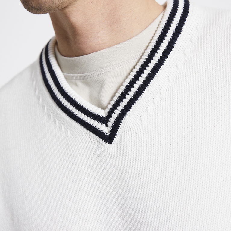 Knitted vest "Rafa" Off white